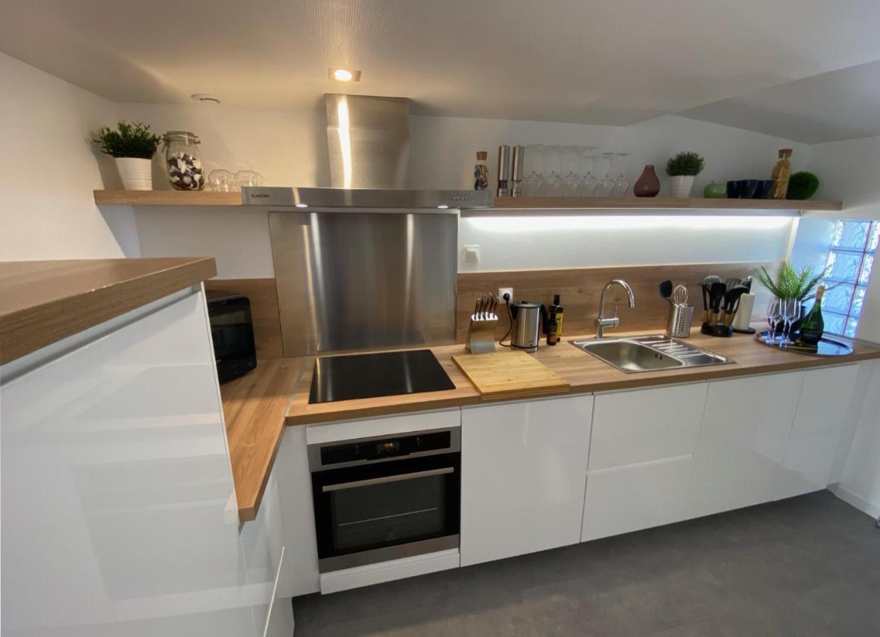 Duplex Le 12 - Appartement Avec Terrasse Dans Le Vignoble - 5 Mn Du Centre De Colmar Wettolsheim Exterior foto